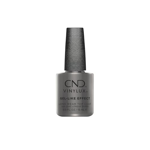 CND Vinylux – Esmalte De Uñas Top Coat, Efecto Gel, Aplicación Fácil, Dura Más De Una Semana, Fórmula De Secado Rápido, Fácil De Retirar, Protege El Esmalte De Uñas, Brillo Extra, 15 ml