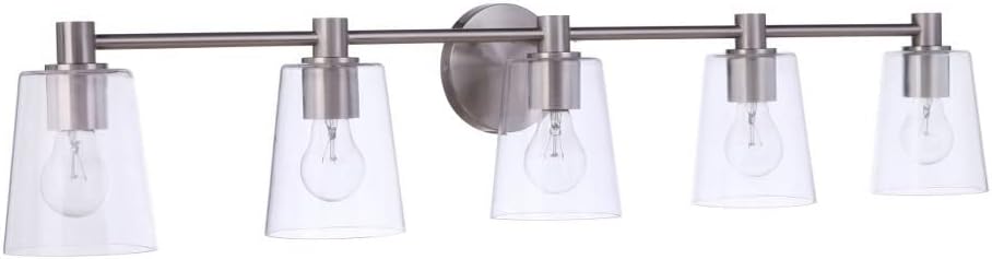 Craftmade Emilio 5 Light Vanity Brushed Polished Nickel
