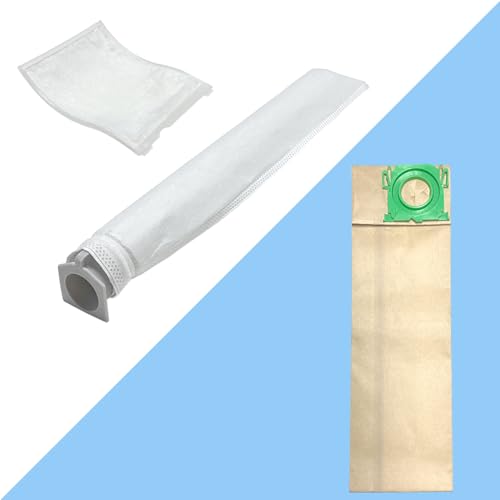 Image of 24 Pcs Vacuum Filter Bags Set Replacement for Sebo Essential G1, G2 & Windsor Sensor S12, S15 Upright Vacuums - Includes 20 Filter Bags (5300REP), 2 Microfilters (5036ER), 2 Exhaust Filters (2846)