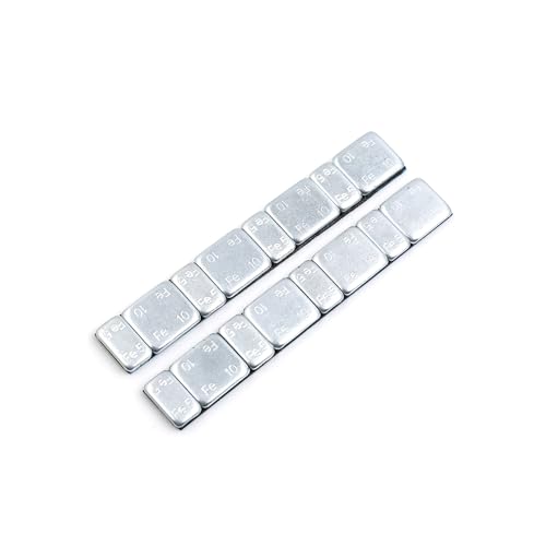 Hihaha 60g 2.1oz Motorbike Car Wheel Balance Weights 124 x 18mm 2pcs Durable Material