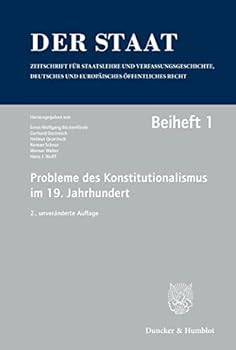 Paperback Probleme Des Konstitutionalismus Im 19. Jahrhundert [German] Book