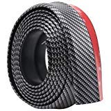 8.2 ft/250cm Universal Front Bumper Spoiler 100% EPDM Rubber Anti-scratch Lip Bumper for Cars Trucks SUV 8.2 ft/250cm (Black)