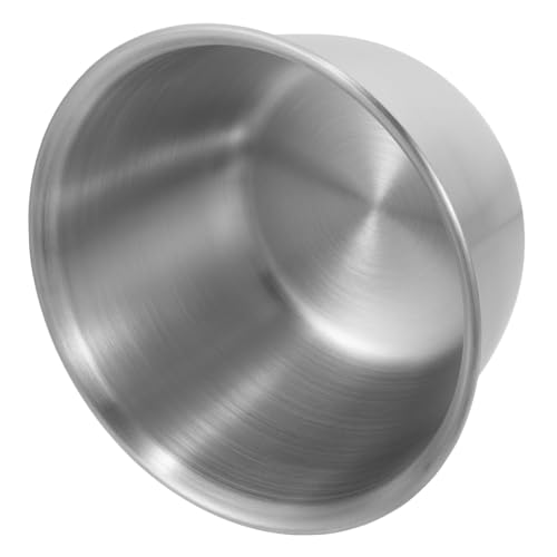 Amosfun ステンレス製料理碗 深型多機能サラダボウル 耐久性ある家用食器 フルーツや野菜の保存 調理に