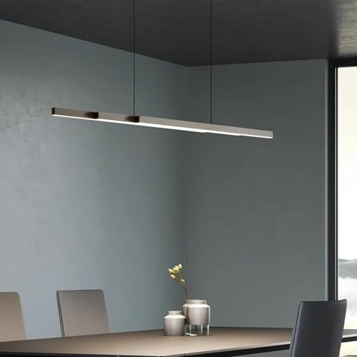 Lustre long pour restaurant et maison design épuré chic moderne - 5