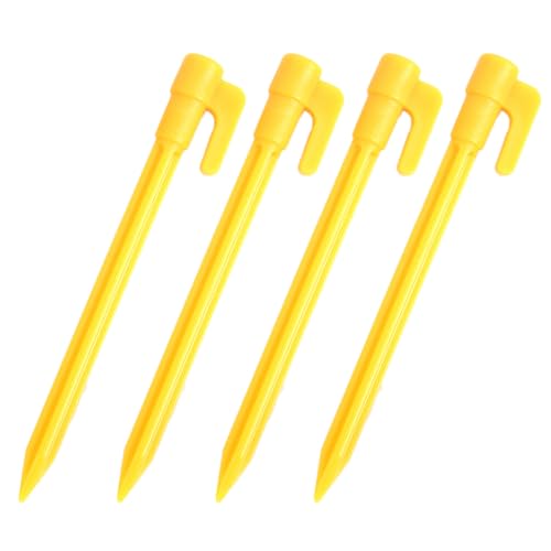 プラスチックペグ 14CM 4本入 アウトドア テント プラペグ