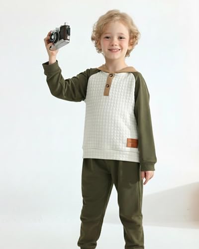 Toddler Baby Boy Clothes Boys Fall Winter Outfits 18-24 Months 2 3 4 5 T Hoodie Sweatshirt Pants Set3