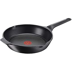 Sartenes Tefal Aroma Amazon Tefal Aroma - Sartén de 20 cm aluminio fundido, antiadherente con revestimiento de titanio, con picos vertedores y asa auxiliar, apta para todo tipo de fuegos incluso inducción
