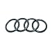 Probrother 4PCS Billet Bumper Trunk Quick Release Fastener KIT Replacement Rubber O Ring