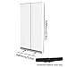 JIZHENG Mampara Protectora Enrollable, Transparente PVC Protector De Pantalla para Estornudos, Pantalla...