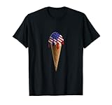 Photo Gallery bandiera americana usa ice cone fusione rosso bianco & blu maglietta Photo Gallery bandiera americana usa ice cone fusione rosso bianco & blu maglietta