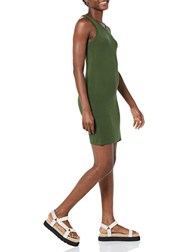 Image of Amazon Essentials Women's Lightweight Jersey Slim-Fit Tank Mini Dress