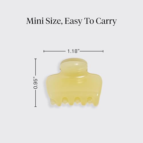 Kitsch Small Hair Clips - Pearlized Cream & Butter Yellow, 8pc - image 5
