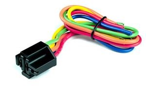 841041, Flasher & Relay Socket Assembly - Universal, 14 Gauge, 12V