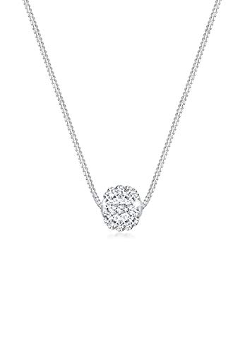 Collier Femme Argent 925 et Cristal Elli : bijou élégant et intemporel pour toutes les occasions