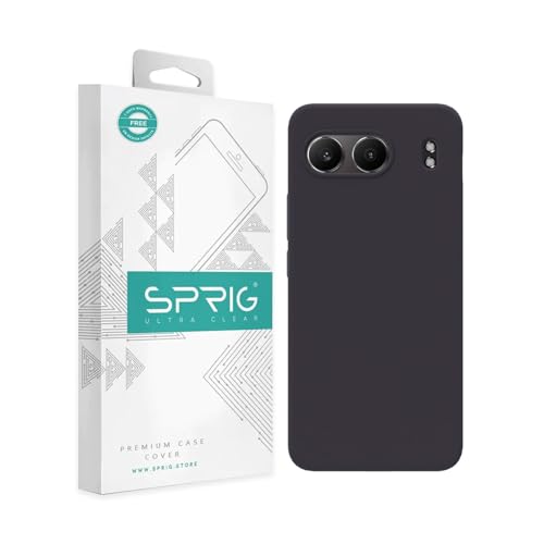 Image of SPRIG Compatible with OnePlus Nord 4 Premium SilkTone Back Cover Drop Tested Shock Proof Mobile Case for Men, Women, Boys and Girls with Camera Protection (Charcoal Grey)