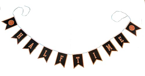 Basketball Half Birthday Half time Decoration Wall Banner