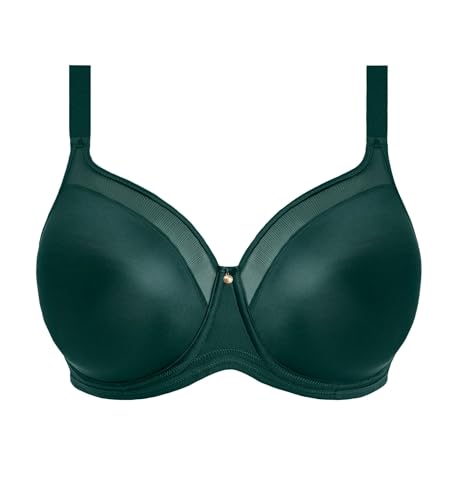 Sujetador Elomi 90F con aros copa lisa moldeada reductora esmeralda