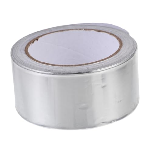 LALAFINA Cinta de Aluminio Resistente al Calor Cinta Aislante Térmica para Tuberías Sellado y Reparación de Equipos y Aislamiento Térmico Uso Doméstico Industrial