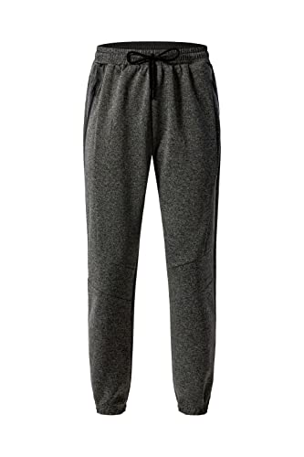 URBEX Men’s Sweatpants with Zipper Pockets, Elastic Bottom Joggers Pants for Gym Running Workout Training2