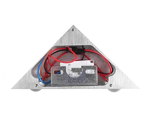 Lámpara de pared LED 3W triángulo de aluminio moderna para iluminación interior de escaleras 2