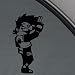 Naruto Black Sticker Decal Kakashi Anime Black Car Window Wall Macbook Notebook Laptop Sticker Decal