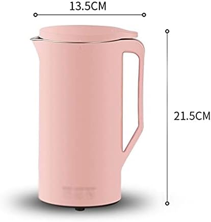 Soymilk Machine Mini Soy Milk Maker Soya-Bean Milk Electric Juicer Blender Rice Paste Maker Filter-free(Black)
