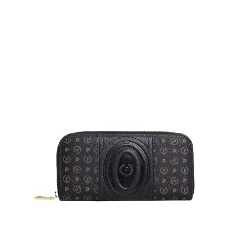 Pollini Portafoglio Zip Around 70° Anniversario Nero