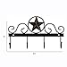 EBEI Metal Barn Star Key Rack Holder Wall Mounted Metal Decorative 10