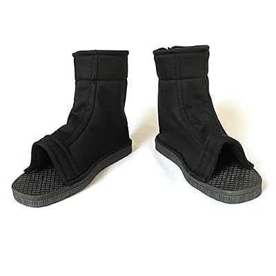 COSTYLE Anime Ninja Shoes Cosplay Boots Size 36-45, Black