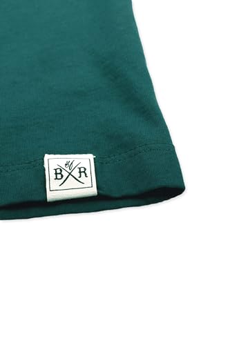 Band of Rascals Kinder Kurzarm T-Shirt Basic aus Bio-Baumwolle, Racing-Green, Gr. 134