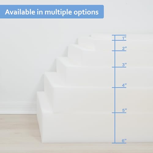 goto foam 134 height x 2434 width x 7234 length 44ild firm upholstery cushion made in usa