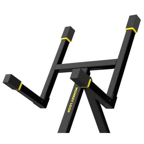 Monkey Loop Amp Prime – Soutien pour les Amplificateurs de Guitare – Floor Stand pour Guitares Électriques, Acoustiques et Basses Électriques – Structure Robuste – Réglable en Hauteur et Pliable - Les Beatles, Paul McCartney, John Lennon, RIngo Starr, George Harrison Monkey Loop Amp Prime - Soutien pour les Amplificateurs de Guitare - Floor Stand pour Guitares Électriques, Acoustiques et Basses Électriques - Structure Robuste - Réglable en Hauteur et Pliable – Image 5