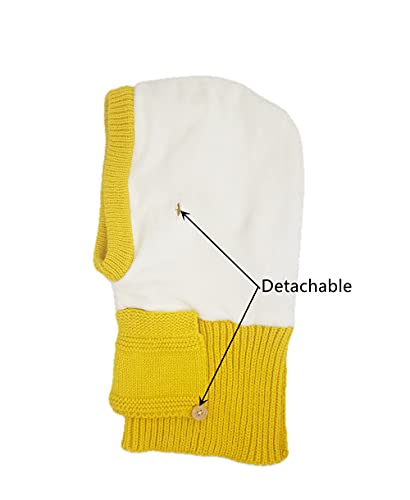 Image of Baby Girls Boys Winter Hat Scarf Kids Earflap Hood Scarves
