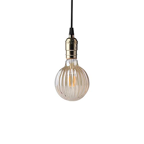 Petit lustre en verre E27 plafonnier LED pour éclairage de chevet et décoration