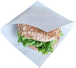 1000 Stück Papierfaltenbeutel - 20x42+7cm Für Bäckerei & Imbiss