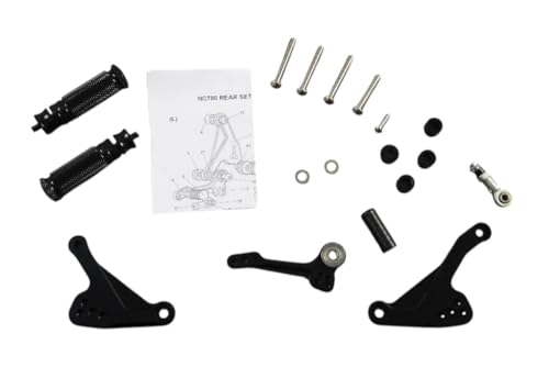 Platines réglables et commandes reculées pour Honda NC750X et NC700X - 2