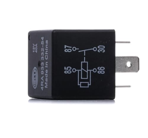 HELLA 4RA 933 332-541 Relais, Arbeitsstrom - 12V - 4-polig - Schaltbild: S2 - Stecker: B - Schließer HELLA 4RA 933 332-541 Relais, Arbeitsstrom - 12V - 4-polig - Schaltbild: S2 - Stecker: B - Schließer