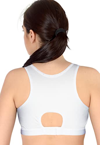 Image of Selfcare Women Cotton Blend Full Coverage Non Padded Sports Bra