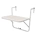 Produktbild Klapptisch einstellbar Hängetisch/höhenverstellbar / Balkon Hängetisch/Outdoor Eisen Kunst 60 * 40CM Kann gedreht Werden (Farbe : A)