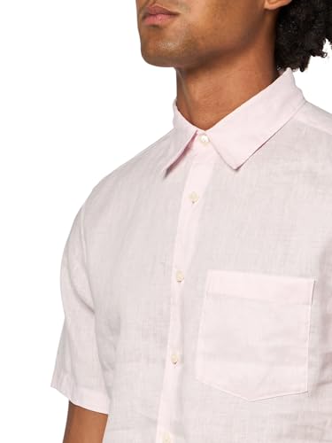 Theory Men's Irving Short Sleeve Oe in Relaxed Linen3