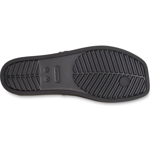 Image of Crocs Women's Miami Flip Flops | Square Toe Flat | 360 Degree Comfort | Croslite Foam Footbed
