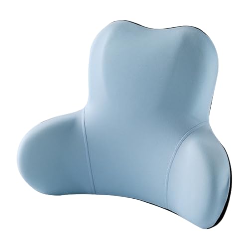 Soporte lumbar para silla de oficina, soporte lumbar suave, cómoda almohada lavable para la espalda, almohadilla de asiento extraíble, accesorios de escritorio para el día de la madre, oficinas