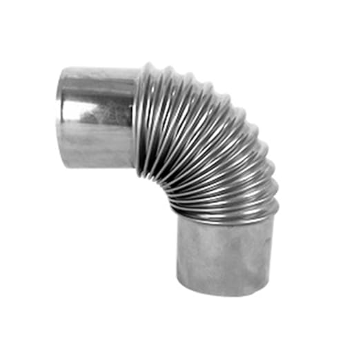 SIBOMTEX - Estufas de calefacción para camping, accesorio de chimenea, tienda de campaña portátil, estufas de leña, chimenea doblada y recta