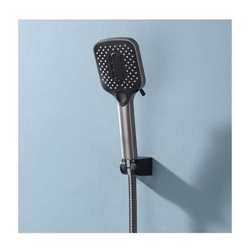 Pommeau de douche affichage température LED avec tuyau 150cm et support mural