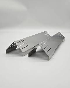 Fire World Edelstahl Brennerabdeckung Gasgrill for Rösle Videro Series, Edelstahl Aromaschienen für Rösle Videro G2, G2-S, G2-S Nero, Vario+ und Sansibar Brennerschutz Flavorizer Bars 2 Stück