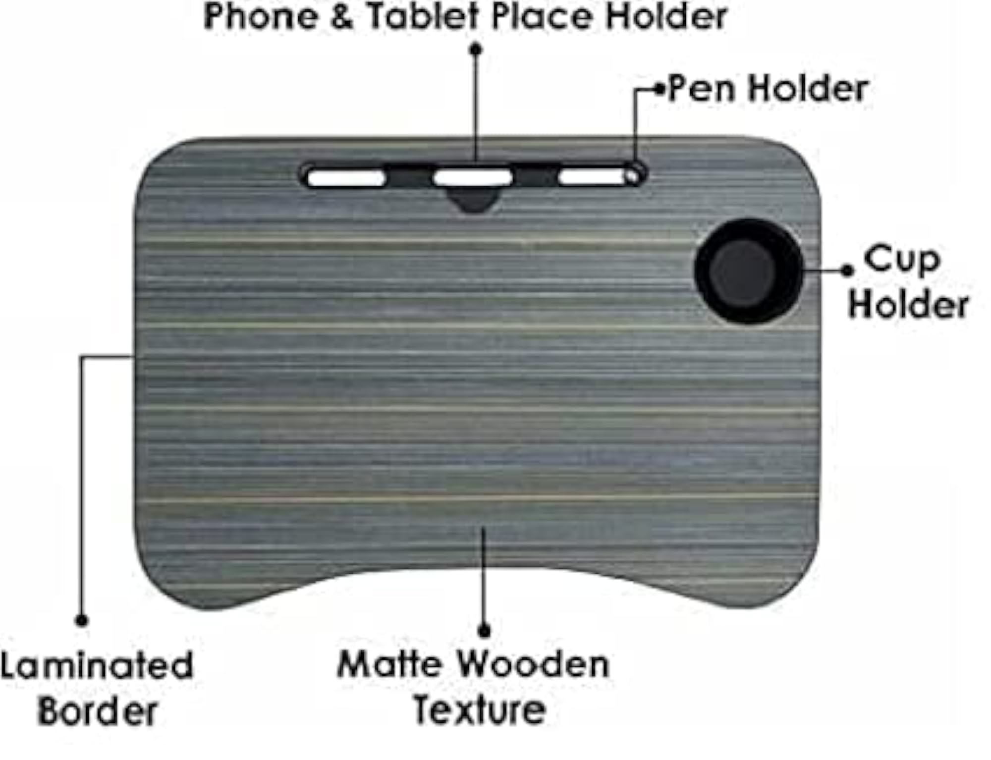Multi-Purpose Laptop Desk for Study and Reading