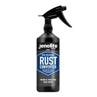 JENOLITE Rust Converter Liquid Trigger Spray | 500ml | Corrosion Inhibitor & Metal Treatment | Surface Remedy & Remover for Cars | Converts Rust into a Stable, Primed & Ready-to-Paint Surface