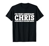 Chris Personal Name Funny Chris T-Shirt