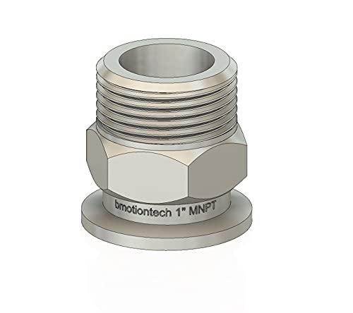 Image of bmotiontech MNPT x KF25 flange fitting (ISO-KF KF25 QF25 NW25) (1.0 inch MNPT, 1PC adapter only)