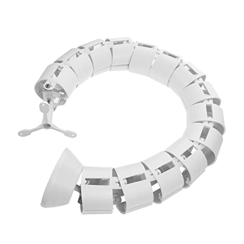 LABRIMP Tubo Roscado para Gestión De Cables Manguito para Envoltura De Cables Ocultador De para Oficina Canaletas para Funda Electricos Canalización Eléctrica